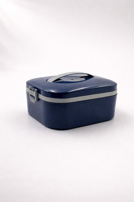 Hermia Caja de Almuerzo de Acero Inoxidable Azul Marino 650 ml